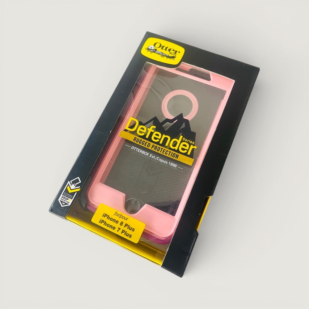 OtterBox Defender Series Case for iPhone 8 Plus 7 Plus Pink Purple 77-53909